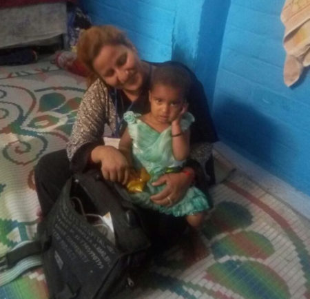 Indian Community Health Worker determined to help little girl