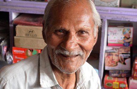 Portrait of a senior man, smiling at the camera